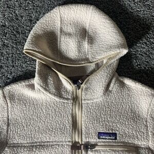 Patagonia Jacket Womens M Retro Pile Hoody Hooded Hiking Casual 22806